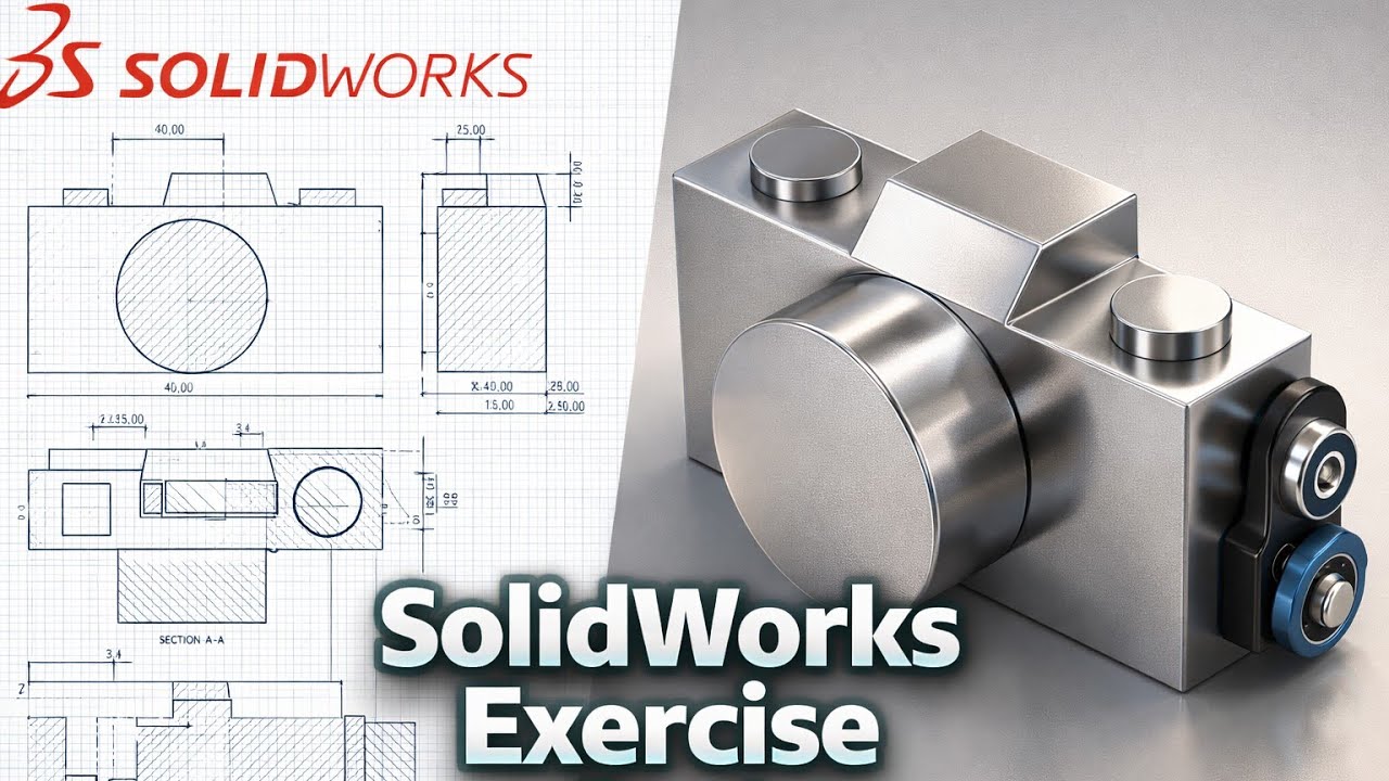 SolidWorks Beginner Series – Day 1 | 3D Modeling Made Easy