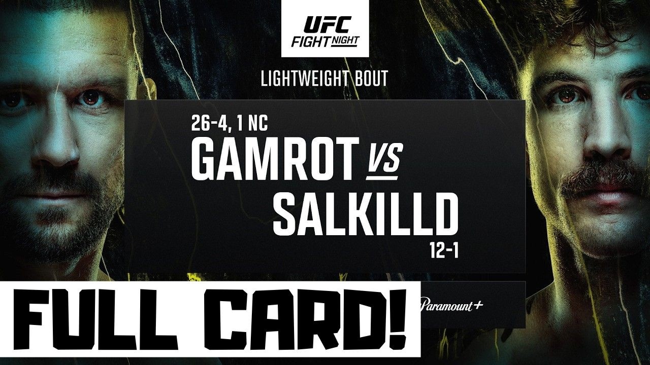 UFC Fight Night Gamrot vs Salkilld Predictions & Full Card Breakdown - UFC Vegas 120 Betting Tips
