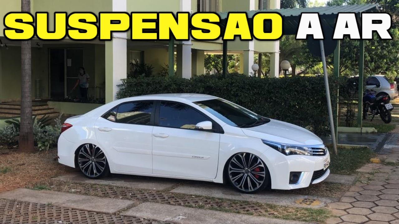 COROLLA REBAIXADO SUSPENSÃO AR DE MEIA | ARO 20 | Socados do Asfalto