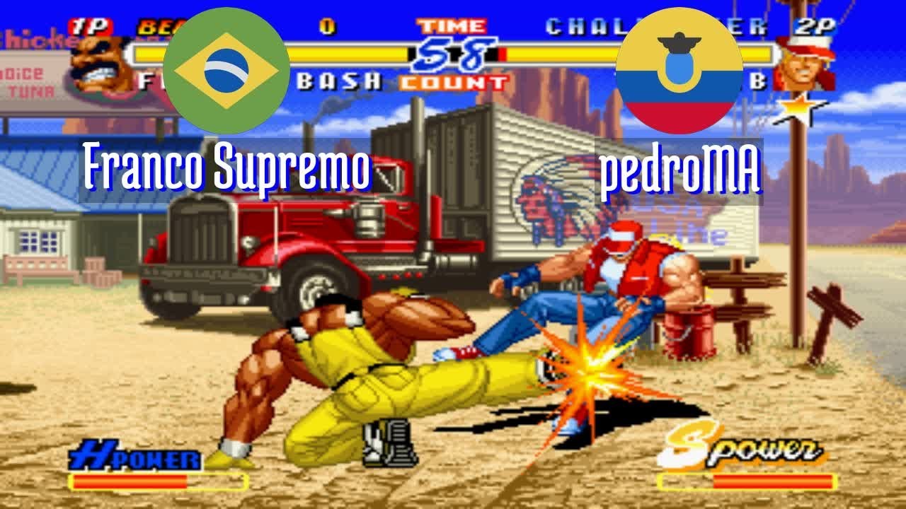 FT5 @rbff2h: Franco Supremo (BR) vs pedroMA (EC) [Real Bout Fatal Fury 2 rbff2 Fightcade] Mar 28