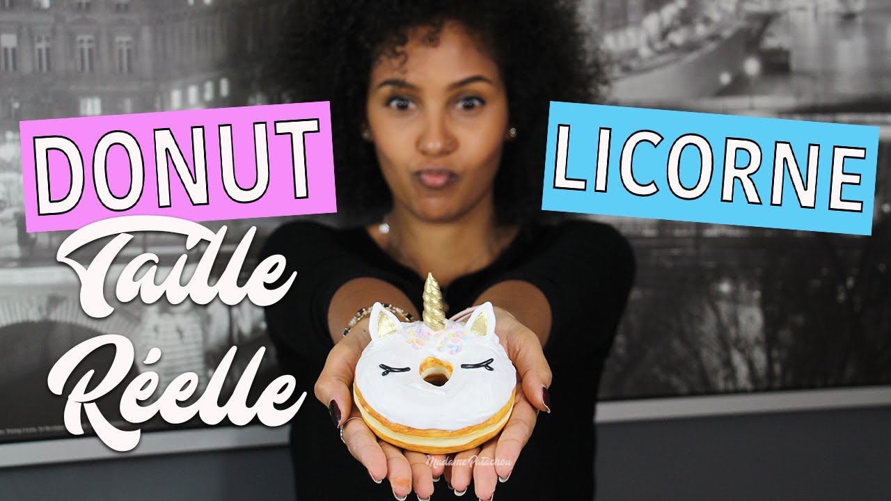 DONUT LICORNE TAILLE RÉELLE⎪ALU ET FIMO