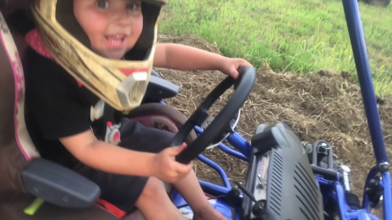 Kids go kart racing, with Jimmy Durr and the gang