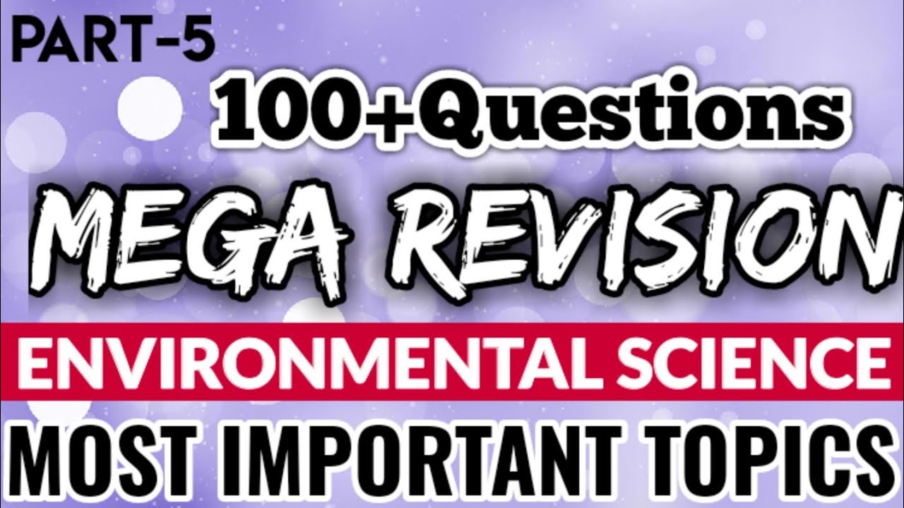 🔴Rapid REVISION Environmental Science Entrances-UGC-NET/SET/GATE/PhD Entrances
