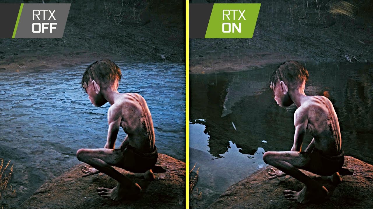 The Lord of the Rings | Ray Tracing On Vs OFF Graphics Comparison - Gollum