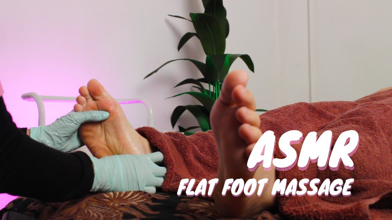 ASMR Relaxing Flat Foot Massage + Guasar + Spiky Massage (99.99 % Relaxing)