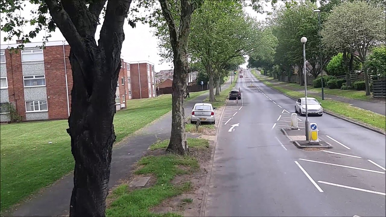 Full Route Visual of NCT Turquoise line 79 to Arnold via Bulwell - YN65 XFL 652.