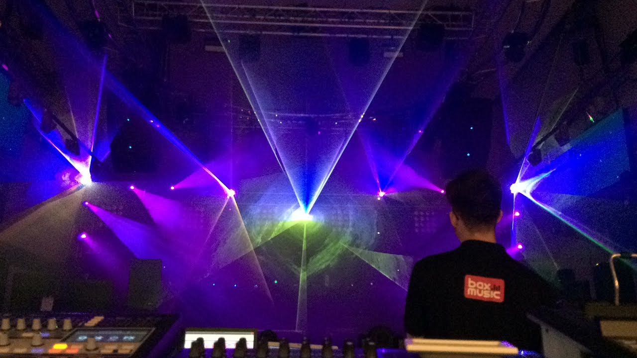 bax music lichtshow opendag 2017 (incl song)