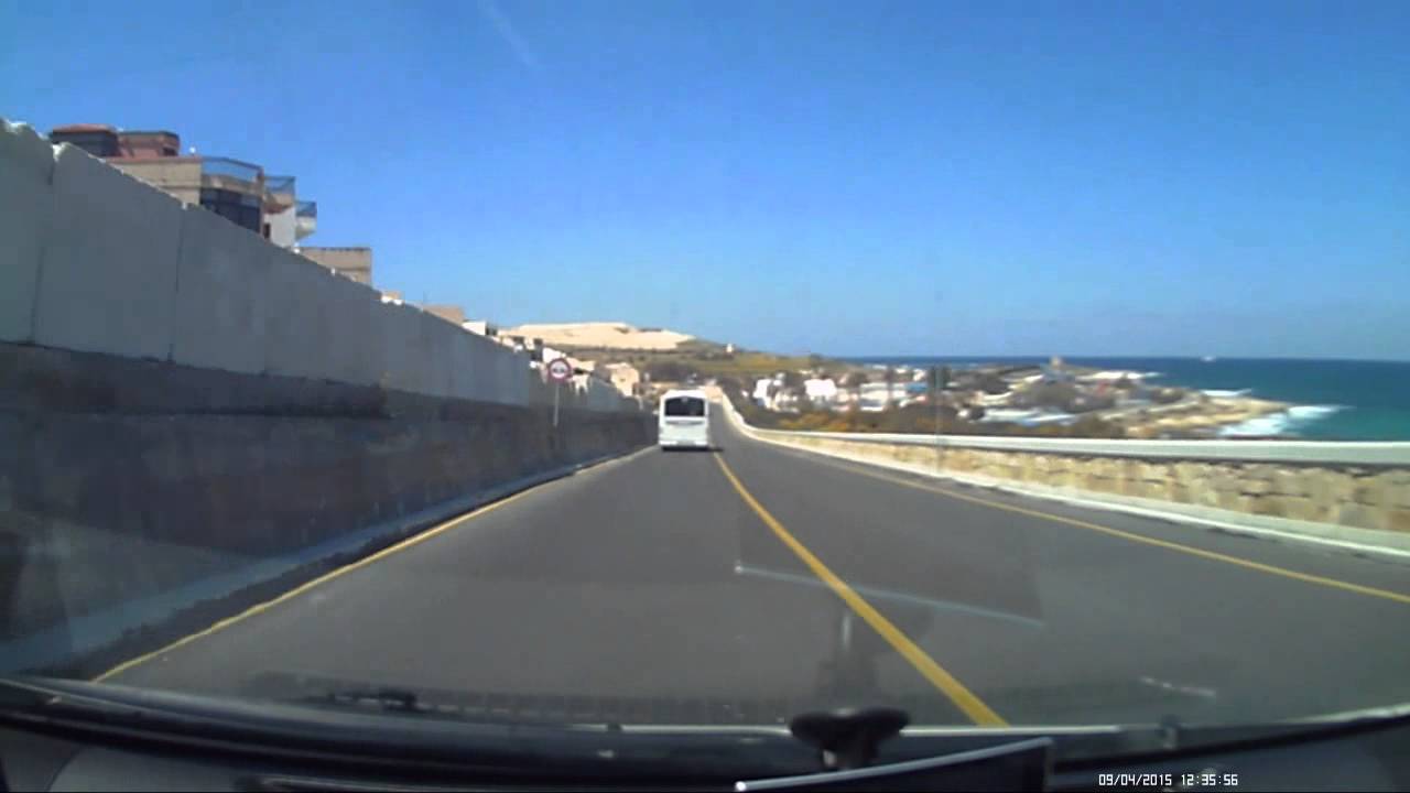 Autofahrt in Malta 2015 (Mellieha Pembroke Mellieha) Car drive Malta