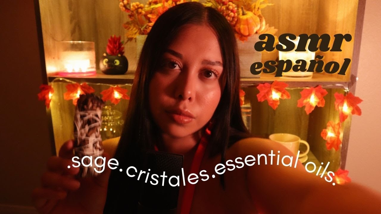 ASMR ESPAÑOL |✨LIMPIEZA ENERGÉTICA (crystals, sage, essential oils, & personal attentions)🔮