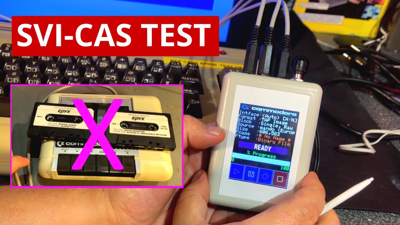 SVI-CAS tape loader and recording system for many retro machines.