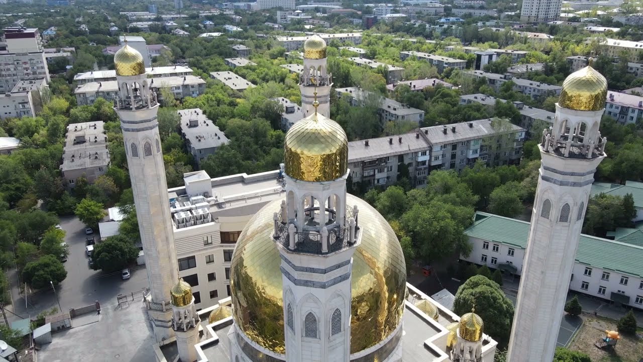 View Kazakhstan from a drone