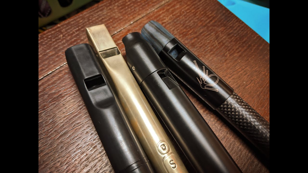 Conical Bore Low D Whistles! (Dixon/Shaw/Onyx/Carbony)