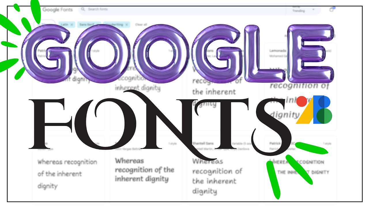 Как использовать шрифты Google