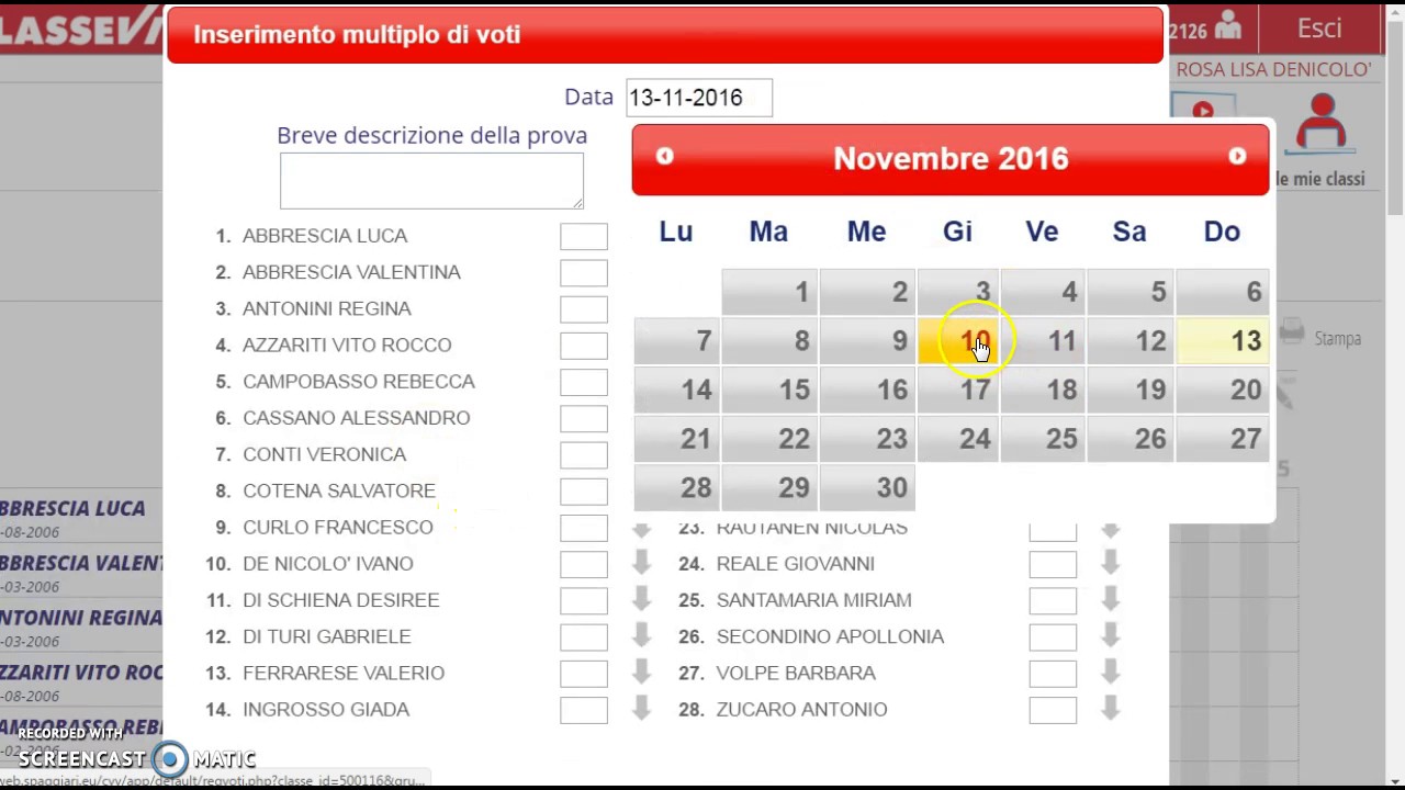 Tutorial registro Spaggiari (registrazione voti)