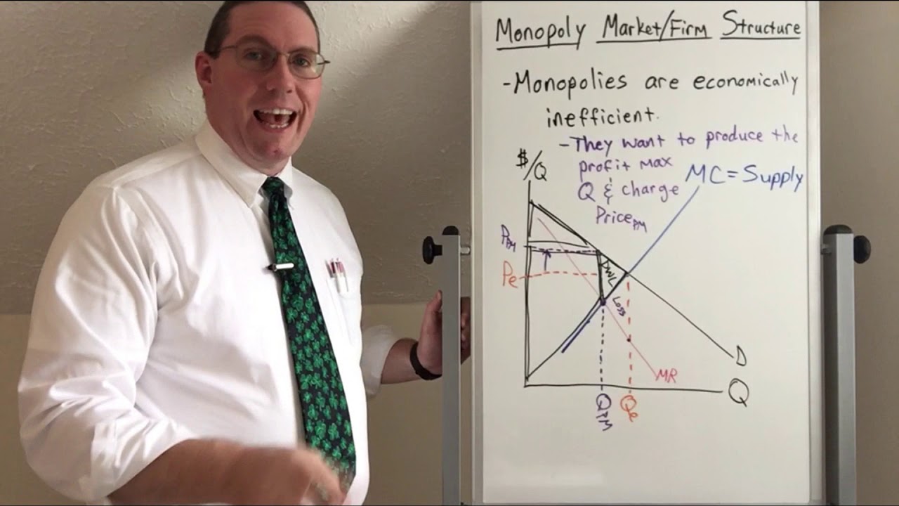 Monopoly Structure and Inefficiency - Professor Ryan