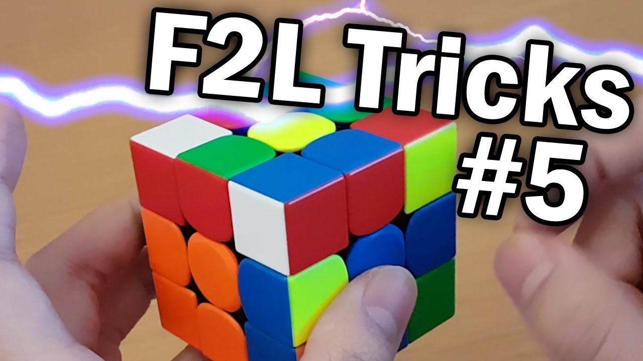 Кубик Рубика: хитрости F2L №5 (CFOP)