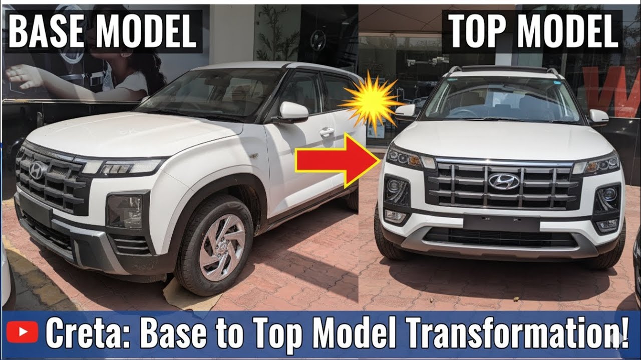 Modified Creta base E model to top model.all detailed view.