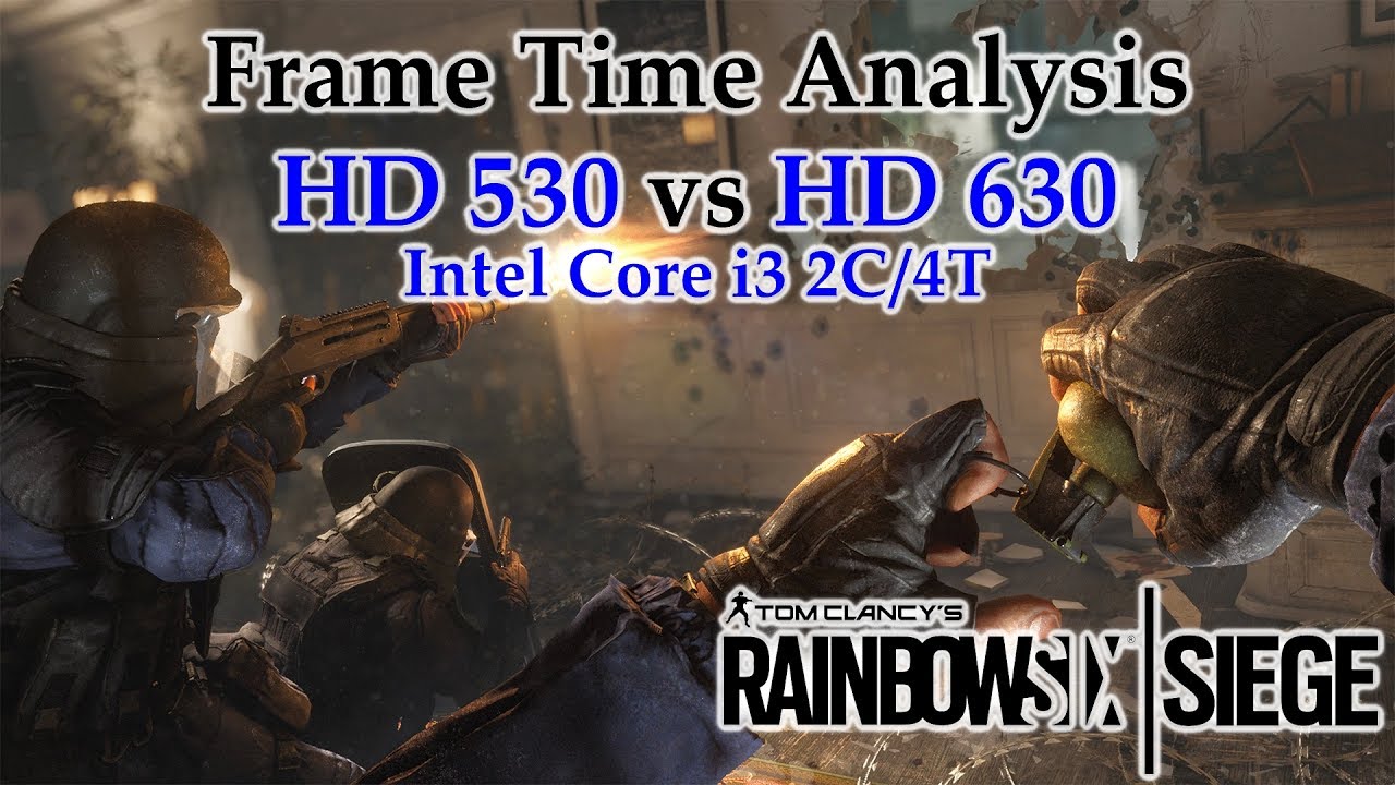 Intel i3 Integrated Graphics - HD 530 vs HD 630 - Rainbow Six Siege [SUBURBAN EXTRACTION & NO INTEL]