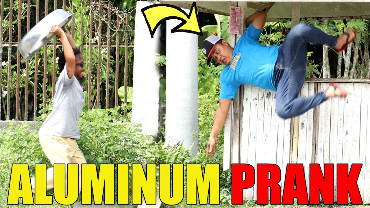 TAONG GRASA ALUMINUM PRANK | Nahulog tuloy sa ilog