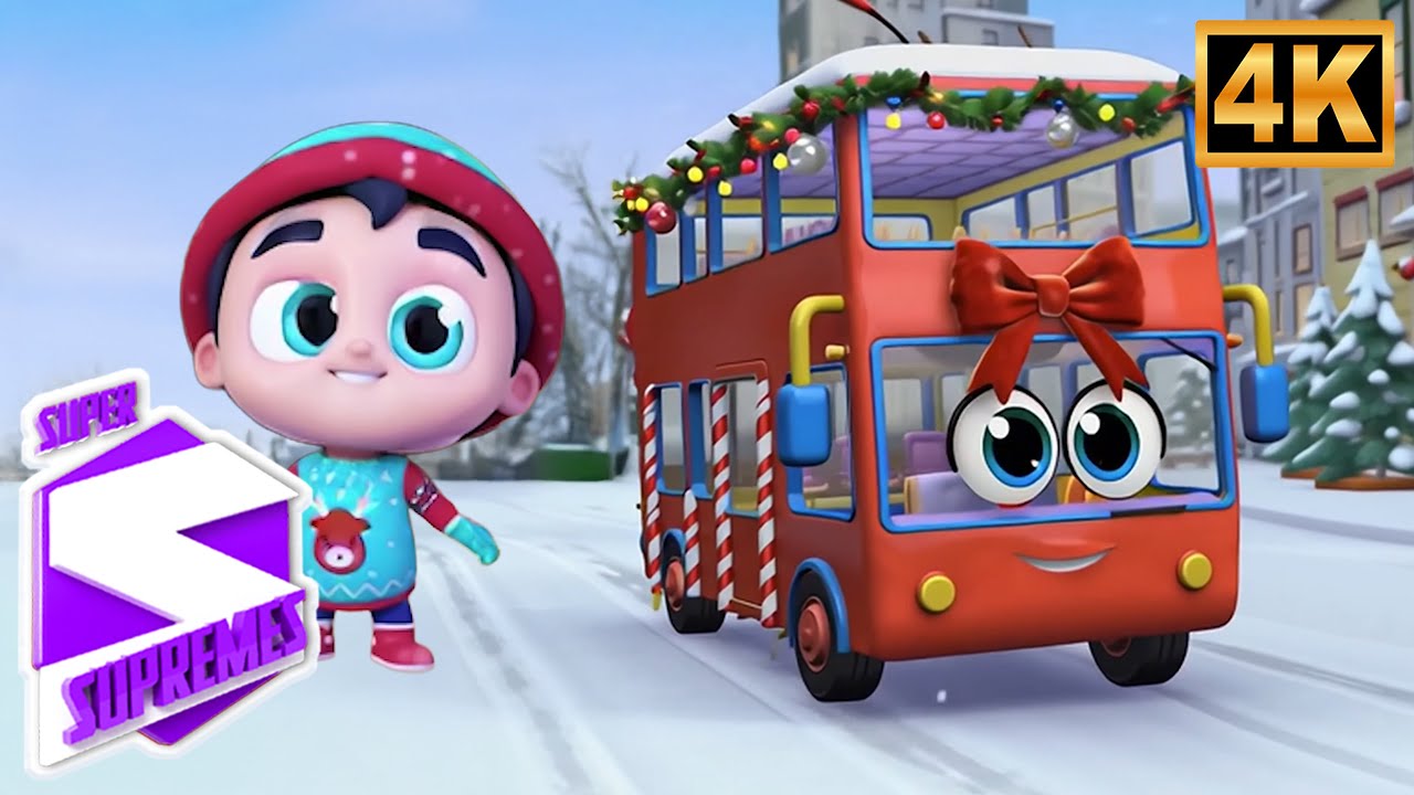 Die Räder des Weihnachtsbusses | Festliches Kinderlied 🎅✨