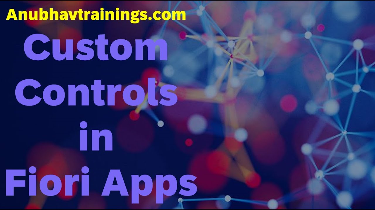 Custom Controls in Fiori | How to create your own UI5 control in Anubhav Style
