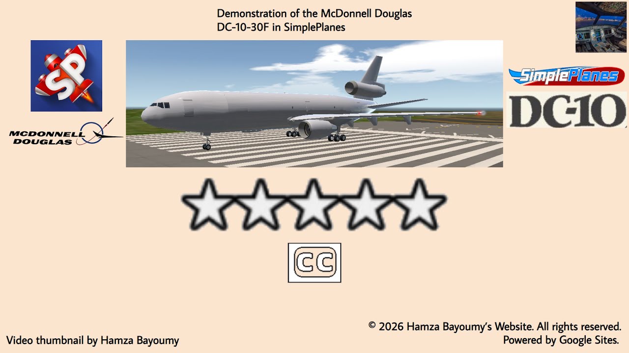 Demonstration of the McDonnell Douglas DC-10-30F in SimplePlanes