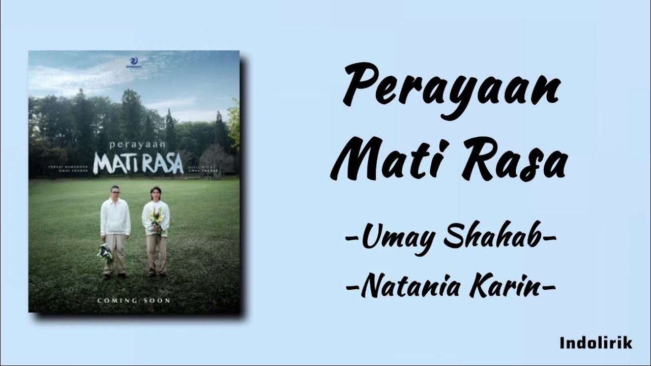 Perayaan Mati Rasa - Umay Shahab ft Natania Karin | Lirik Lagu