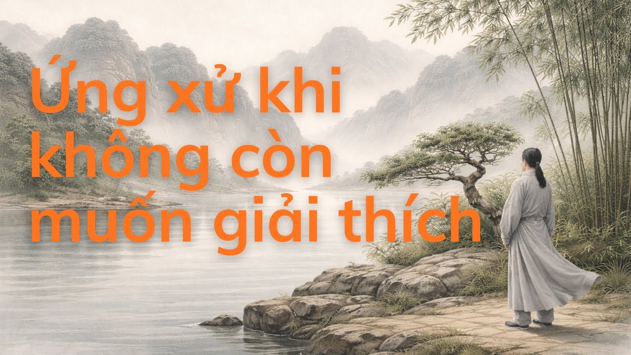 Ứng Xử Khi Không Còn Muốn Giải Thích | Minh Trí
