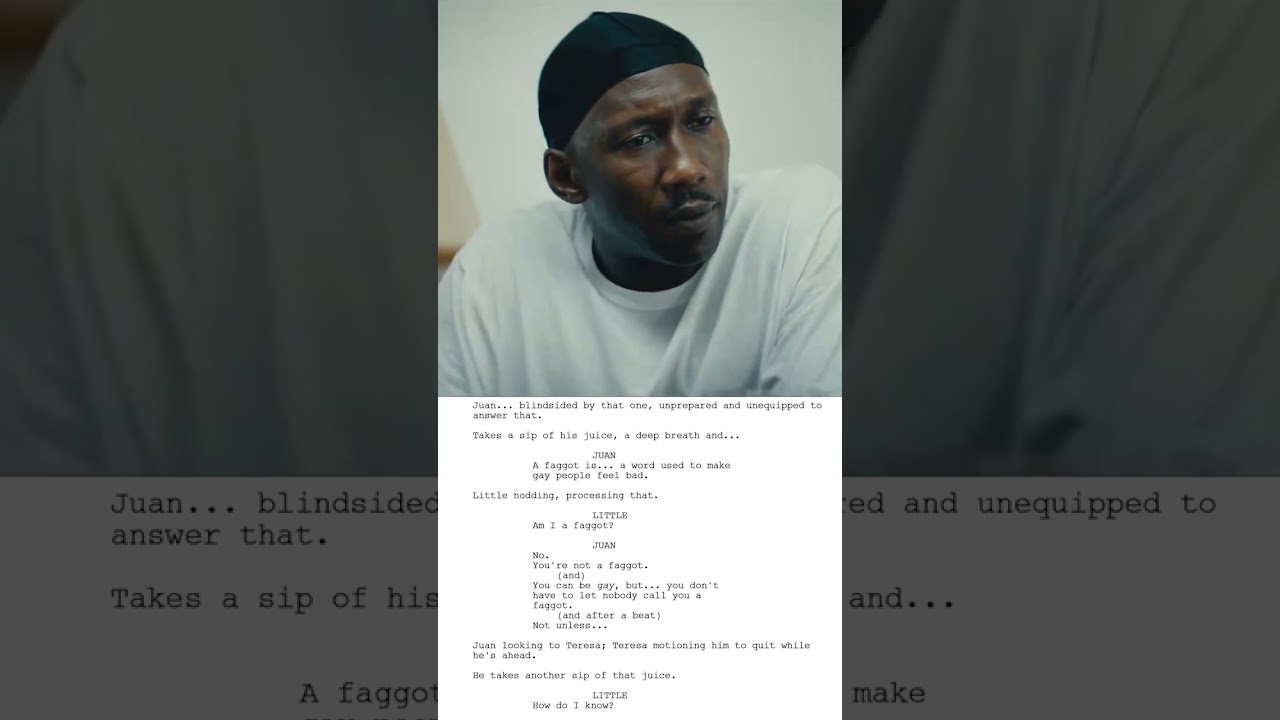 INTENSE SCENE in Moonlight (2016) #shorts