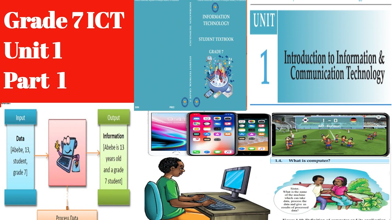 grade 7 ict chapter 1 unit 1 part 1 computer information technology  (በአማርኛ) ethio online academy