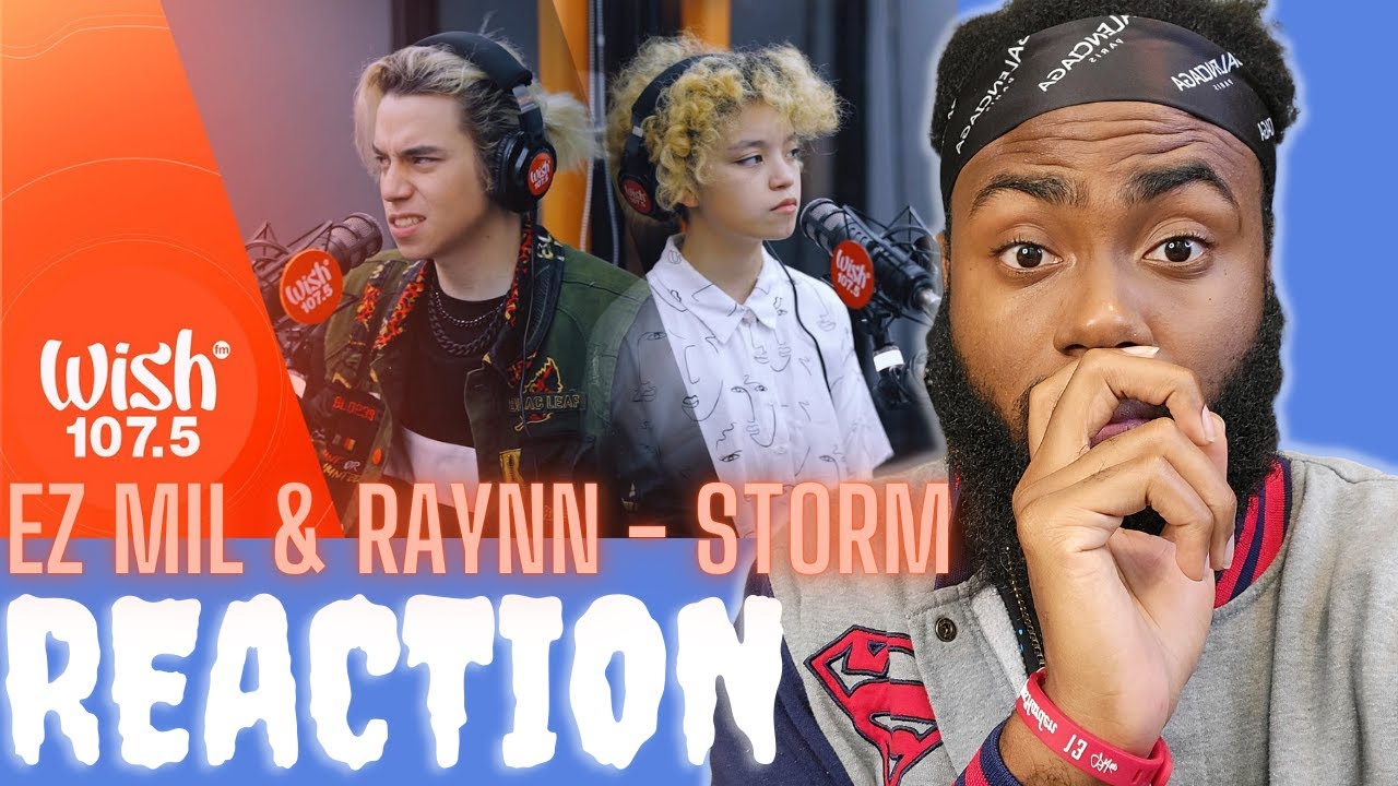 FAMILY TIES!! | Ez Mil and Raynn perform “Storm” LIVE on Wish 107.5 Bus | BEST REACTION!!!