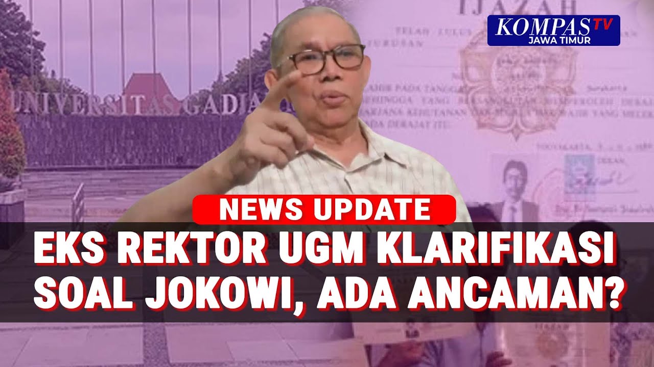 Heboh! Eks Rektor UGM Minta Maaf soal Ijazah Jokowi, Ada Ancaman?