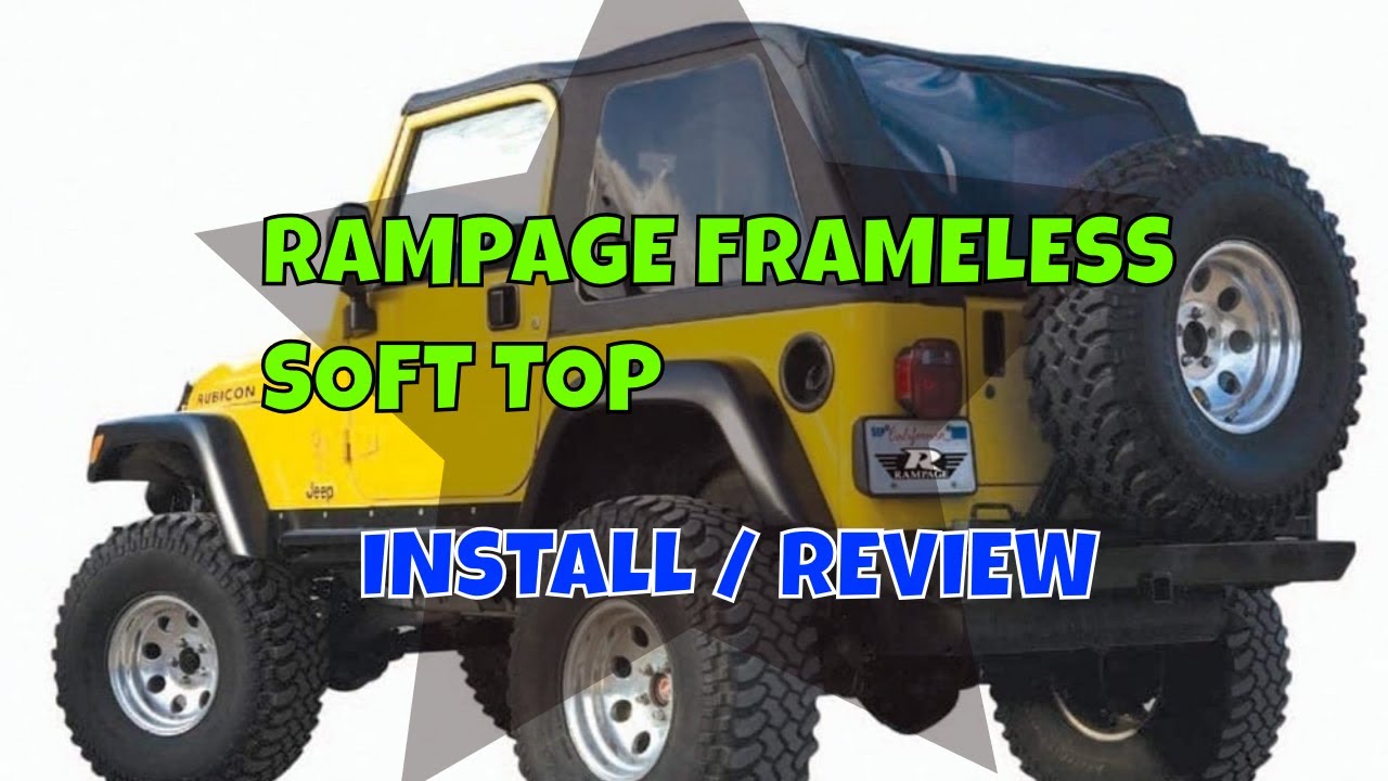 How to replace top on jeep - install/review Rampage Frameless! @RampageProducts @Jeep @metalcloak