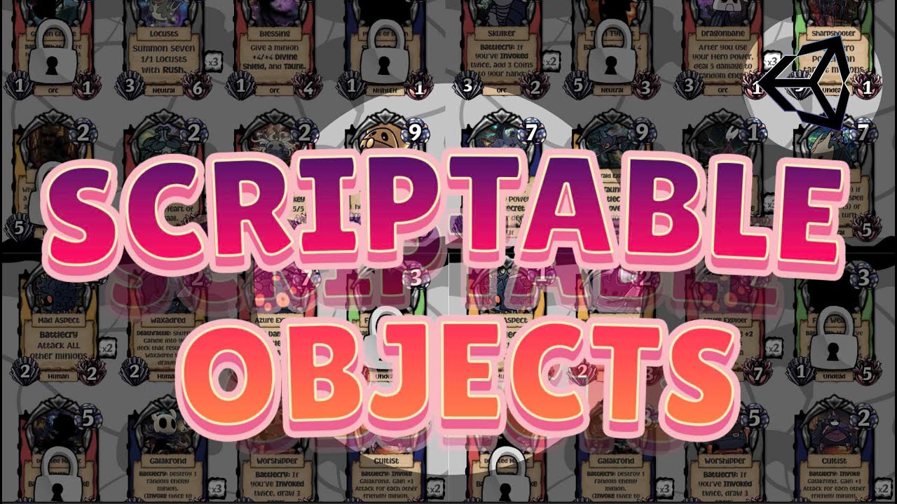 How to use SCRIPTABLE OBJECTS in Unity