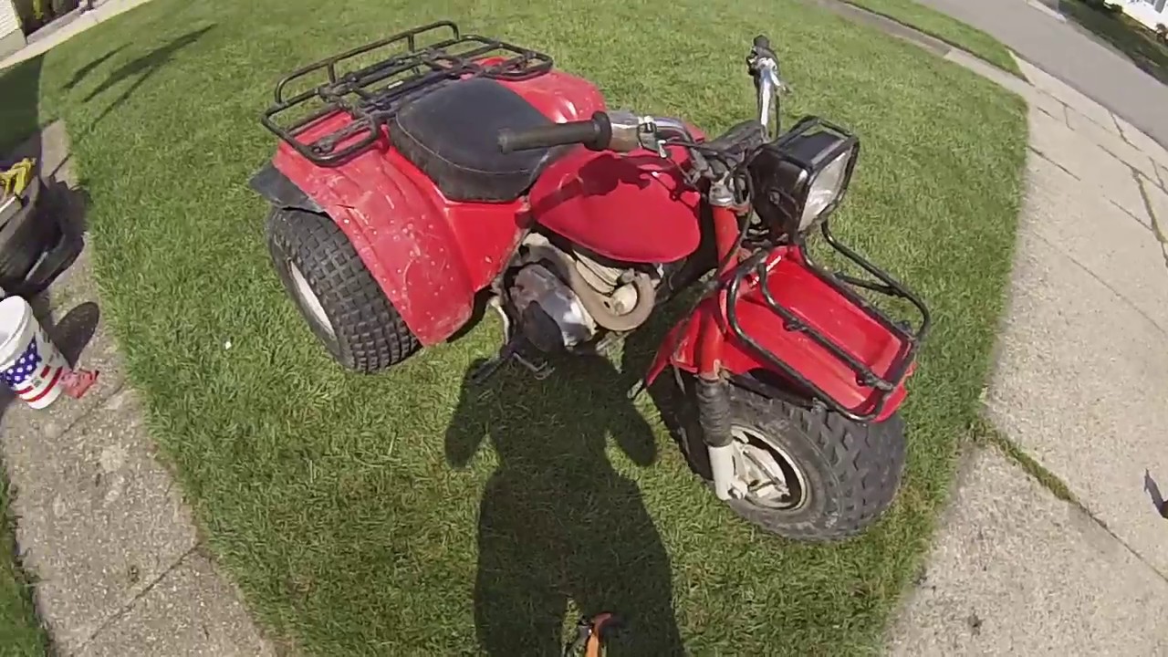 1983 Honda Big Red ATC200e 3 wheeler walkaround