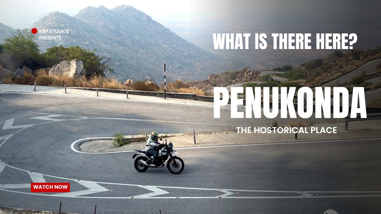 Ride towards Penukonda Fort | ಅಂತದ್ ಏನ್ ಇದೆ ಇಲ್ಲಿ? 🤯| Cave Temple? Broken Fort? | Himalayan 450
