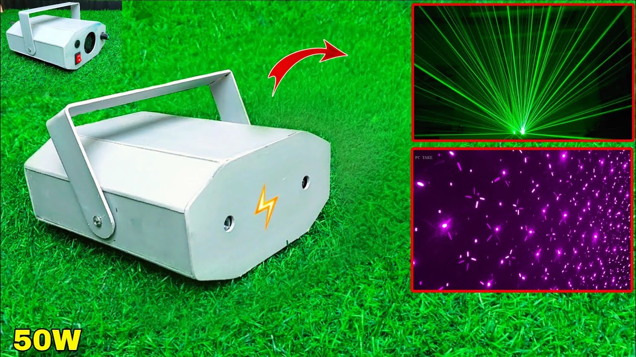 How To Make Laser Light || Diwali Decoration Light