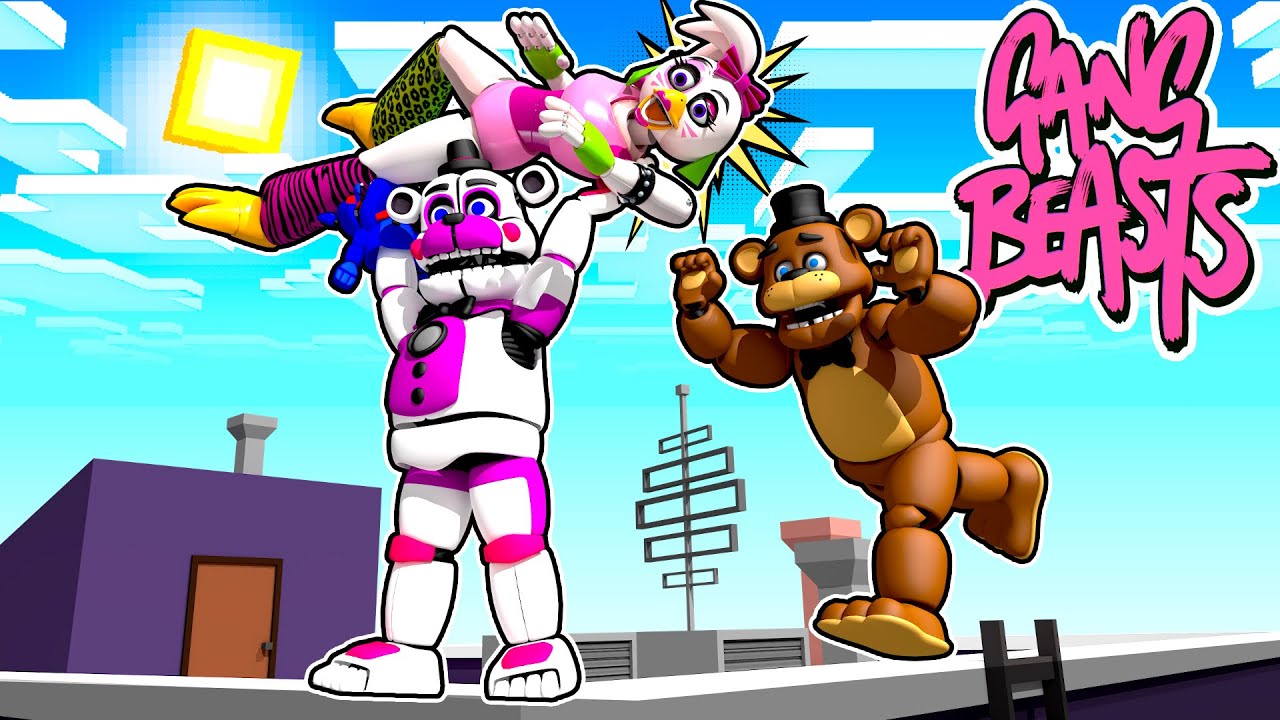 FNAF but GANG BEASTS with Freddy and Funtime Freddy