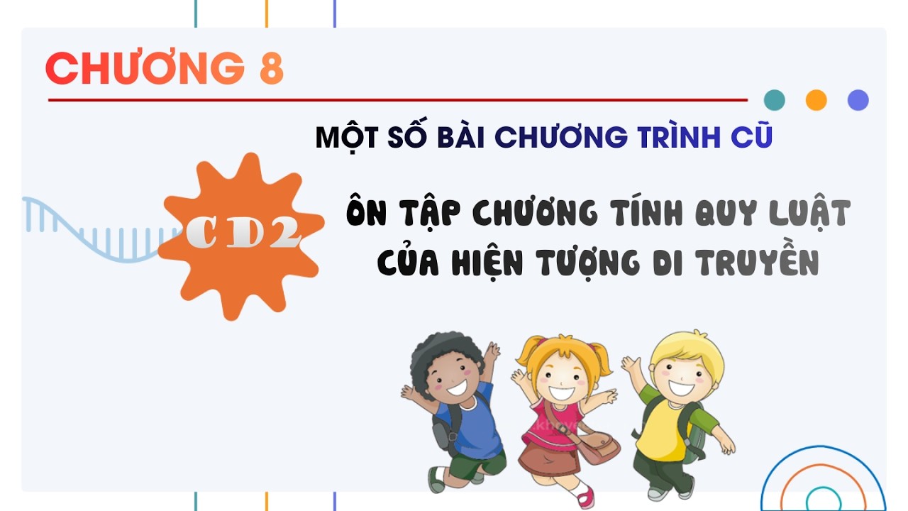 Sinh 12 |Chương 8| CĐ 2: ÔN TẬP QUY LUẬT DI TRUYỀN