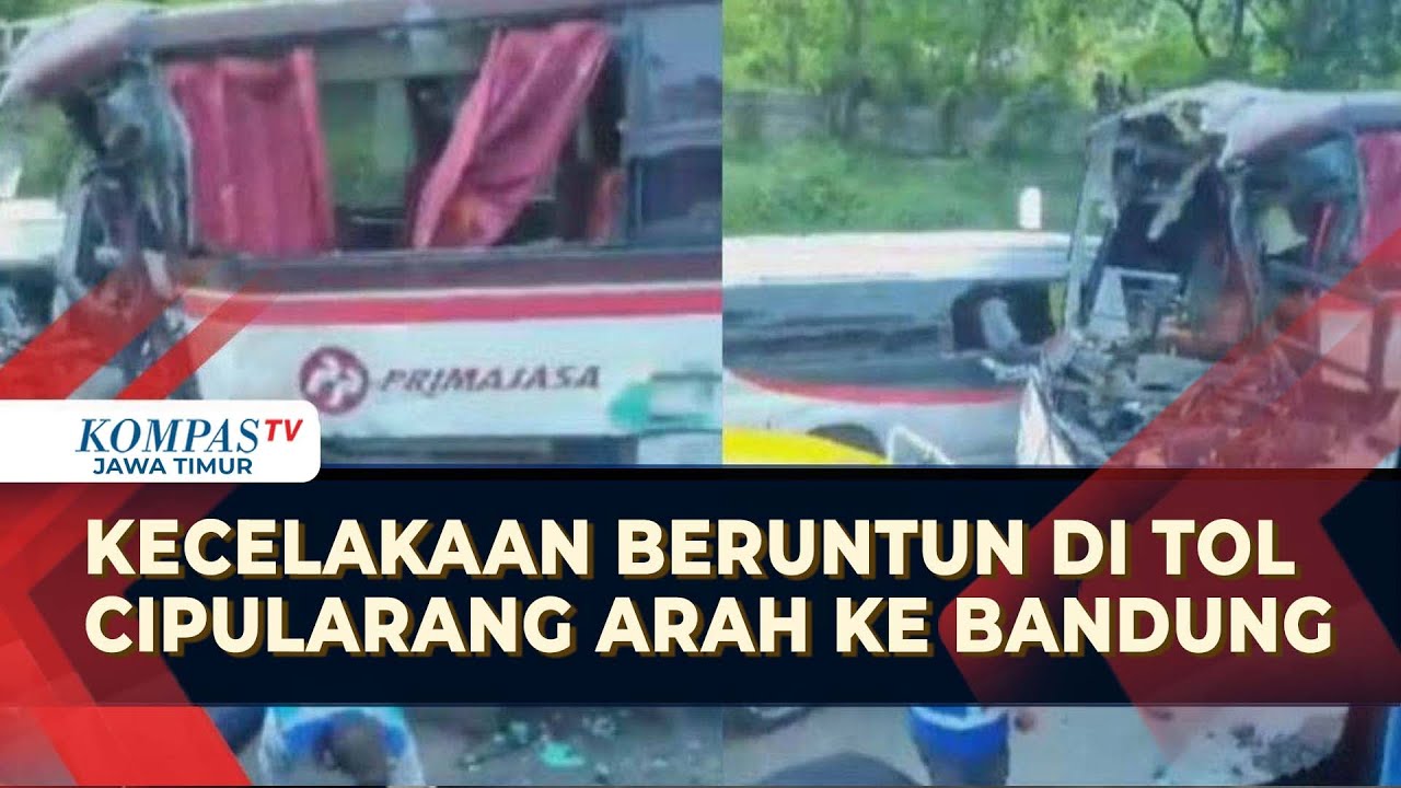 Kecelakaan Beruntun di Tol Cipularang KM 97 Arah Bandung, 2 Orang Luka-Luka!