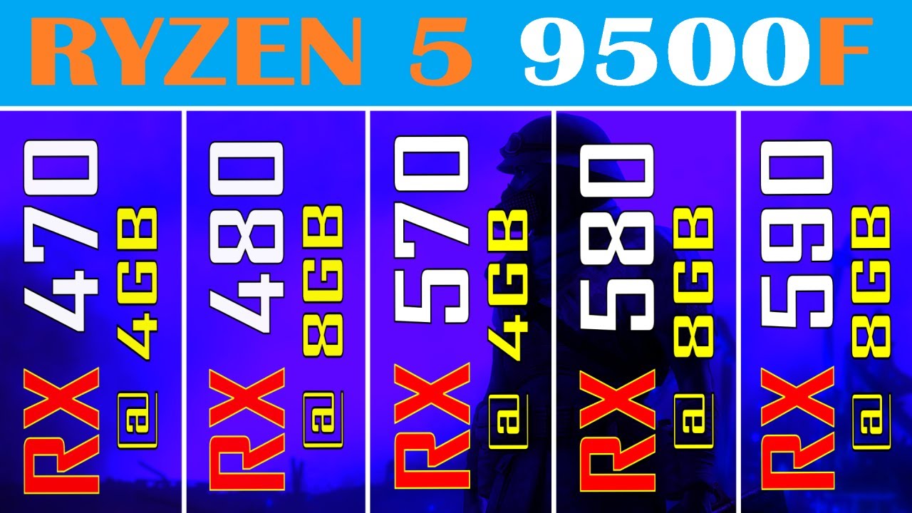 RX 470 vs RX 480 vs RX 570 vs RX 580 vs RX 590 || PC GAMES TEST ||