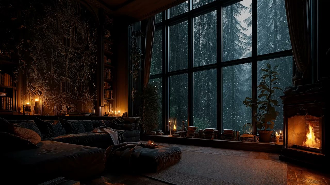 3 Hours Forest Rain for Restful Sleep 🌧️ Deep Relaxation Night