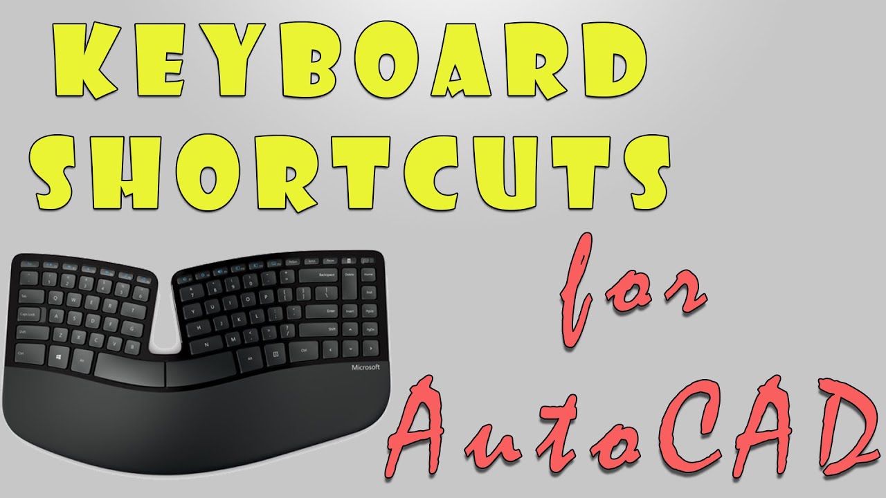 52 keypoard Shortcuts For AutoCAD | في حالة تعطلت الفأرة كيف أستخدم الاوتوكاد ؟