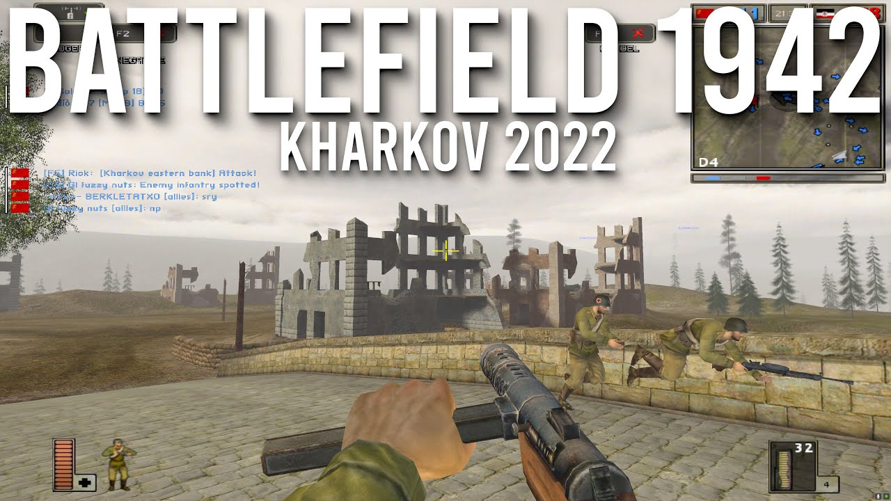 Battlefield 1942 Multiplayer In 2022 Kharkov Gameplay | 4K