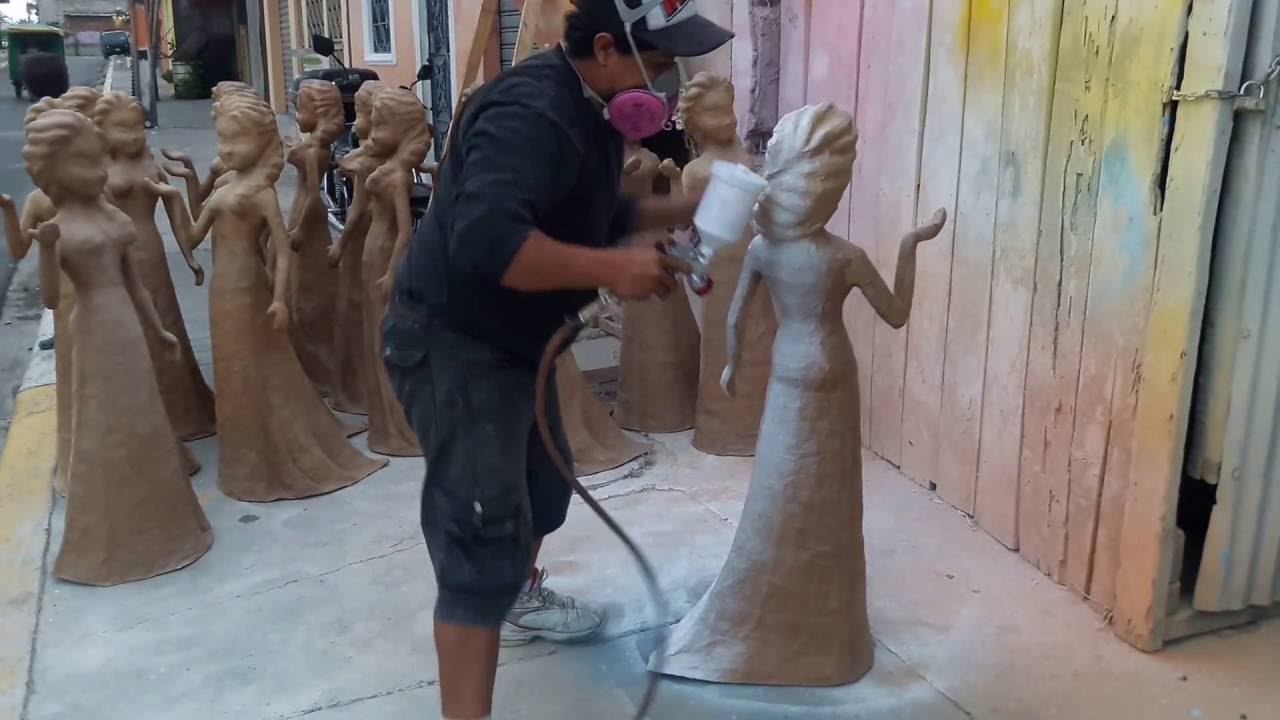 Como Pintar Monigotes CON PINTURA DE AGUA (sin brocha) - VALDEZ 593
