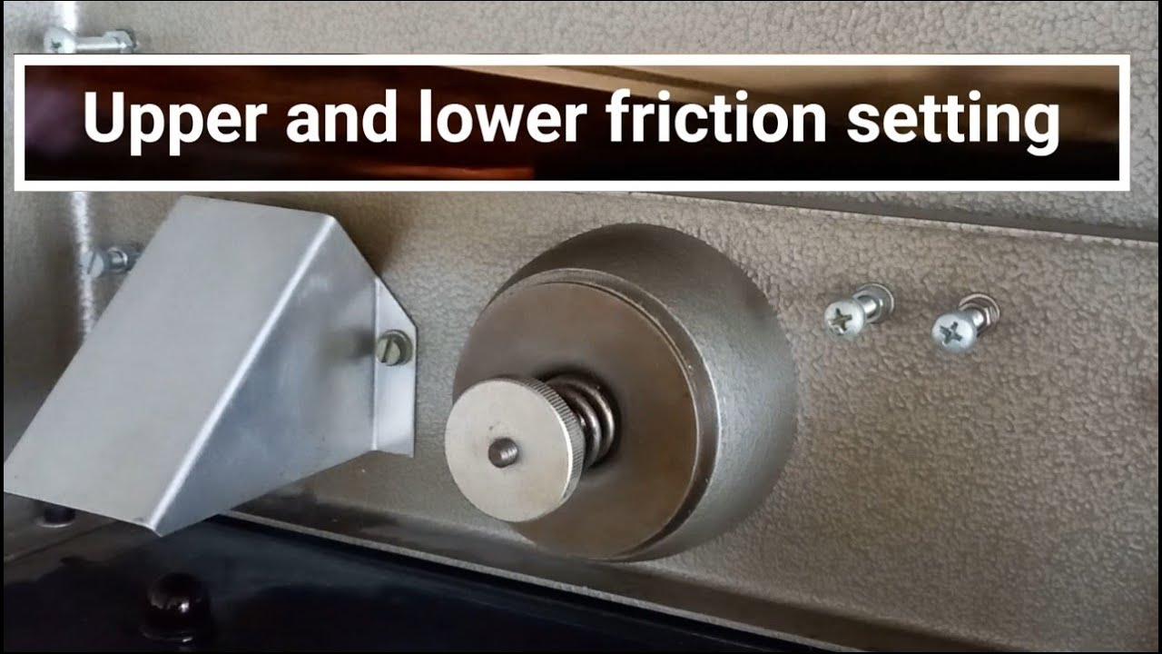 Upper and lower friction setting, FP20 Kinoton