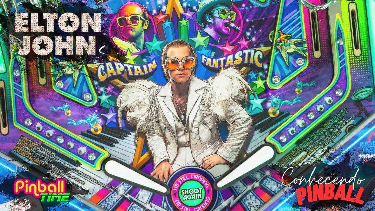 Pinball ELTON JOHN - PLATINUM EDITION - Jersey Jack Pinball
