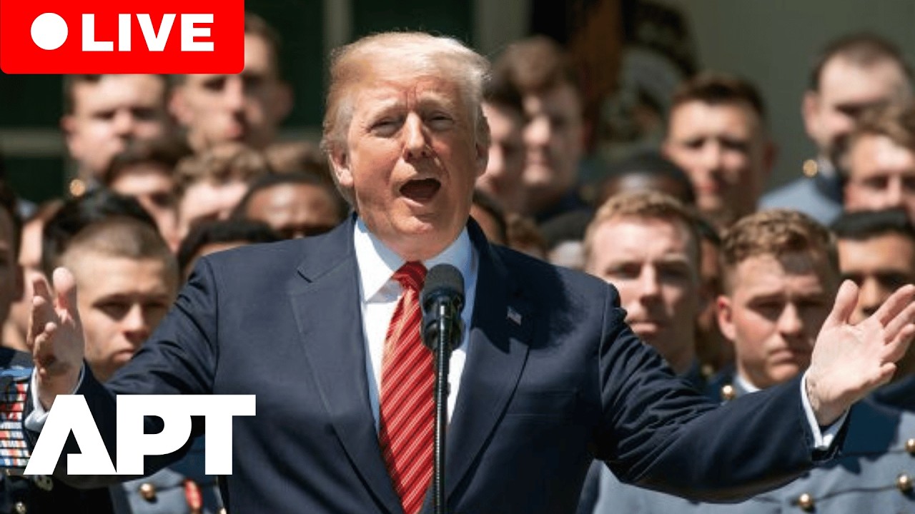 LIVE: Donald Trump Attends Commander-in-Chief Trophy Presentation in Washington | APT
