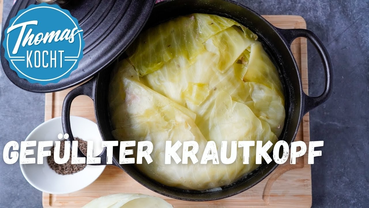 Kohlrouladen mal anders - Krautkopf oder gefülltes Kraut - Mamas Rezept