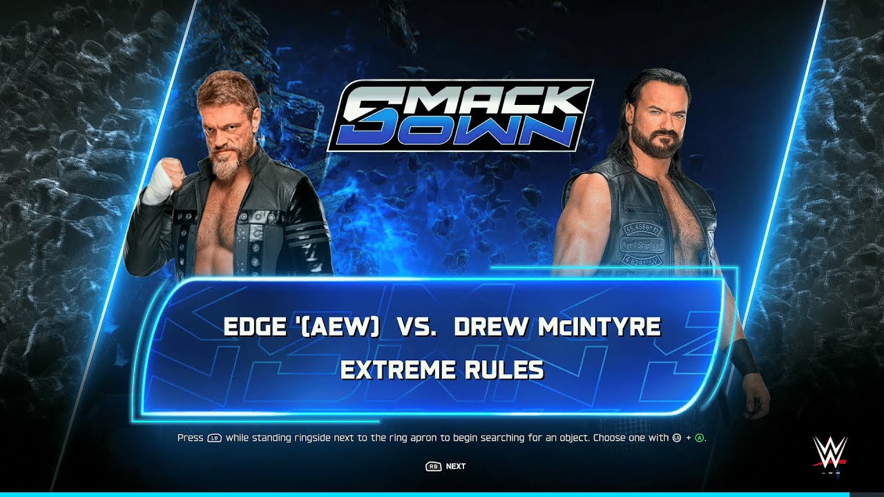 WWE 2K25 — Edge vs. Drew McIntyre — Extreme Rules Match Rated R Superstar vs Scottish Terminator